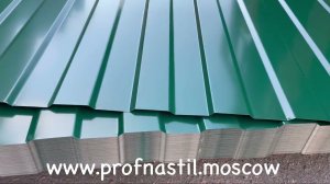 Профнастил С8 зеленый мох RAL 6005