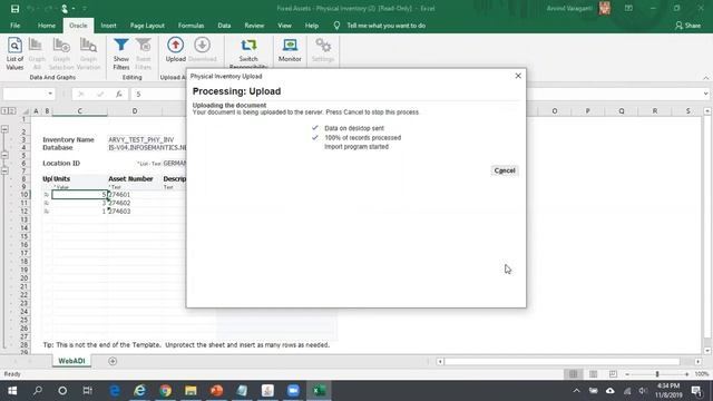 Oracle FA Physical Inventory Process смотреть онлайн