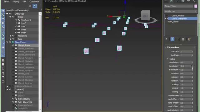 Cloning and Placement Workflows using MCG in 3ds Max 2017 смотреть онлайн