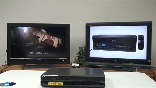 HOW TO RECORD VHS TO DVD WITH A SONY DVD VCR COMBO RECORDER WITH HDMI OUTPUT RDR-VX525 смотреть онлайн