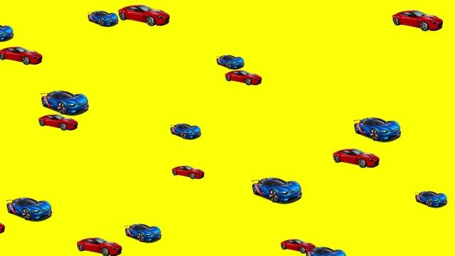 Фон мужской, детский. Красные и синие машинки смотреть онлайн