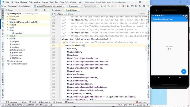 FLUTTER SERIES PART 2 first flutter app, how to run flutter app, why should you learn flutter. смотреть онлайн