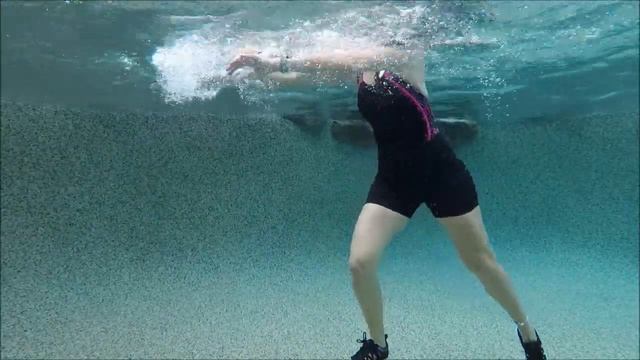 Sweat & Get Wet HIIT Aqua Workout - Complete- No Equip- 4 Tabatas - Fun Challenge- 35 min AquaFIIT смотреть онлайн