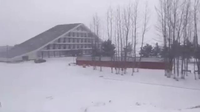 Озеро Кезеной-Ам. Снегопад в горах Чечни. Метель. смотреть онлайн
