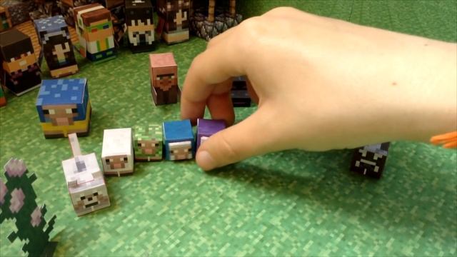 Бумажный Minecraft: Зверушки (Мини мир) смотреть онлайн