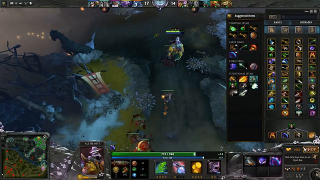 Dota 2: Пексик играет за алхимика (Alchemist), бой 2 из 2 - win смотреть онлайн