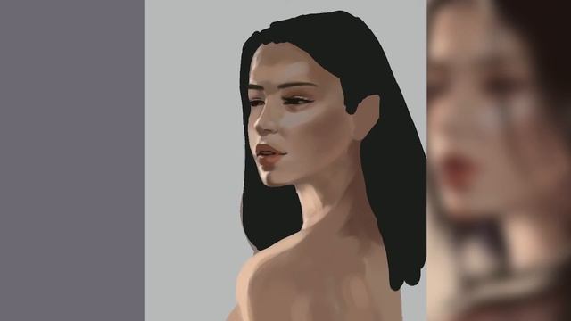 Portrait Creation On Ipad Procreate | Original Character смотреть онлайн