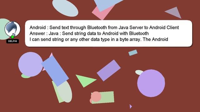 Android : Send text through Bluetooth from Java Server to Android Client смотреть онлайн
