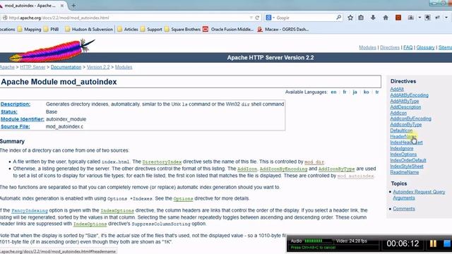 Apache HTTP Server Administration: Part 9 Directory Indexing смотреть онлайн