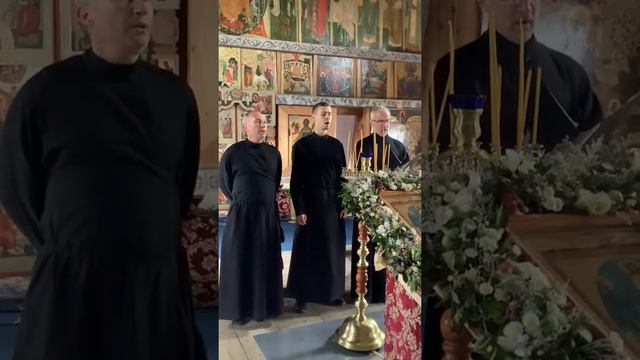 Пение в церкви Покрова Пресвятой Богородицы в Кижи. смотреть онлайн