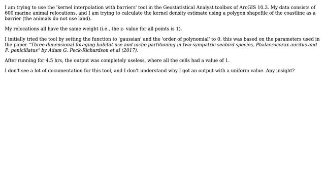 GIS: Kernel Interpolation with Barrier (2 Solutions!!) смотреть онлайн