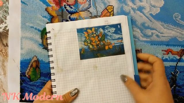 Будни с вышивкой январь 1-21/21год. 2 Финиша, продолжаю схему от Конька смотреть онлайн