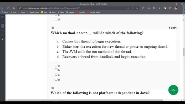 NPTEL Programming In Java WEEK 6 Quiz Assignment Solutions? | Swayam Jan 2023 | IIT Kharagpur смотреть онлайн