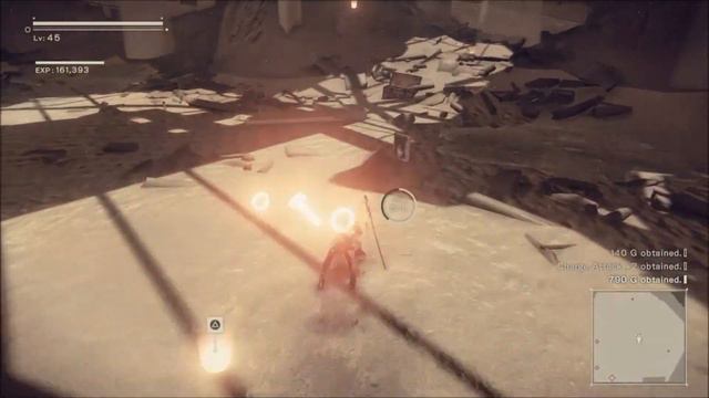 ENDLESS Machine Onslaught! | The Desert Sinkhole - NieR: Automata