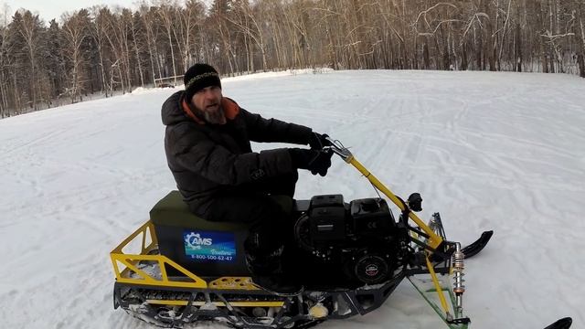 Мотобуксировщик, снегоход или мотособака? Что ты такое? Попробуем разобраться! смотреть онлайн
