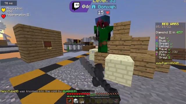Chill Minecraft Bedwars Gameplay! | Hypixel Bedwars смотреть онлайн