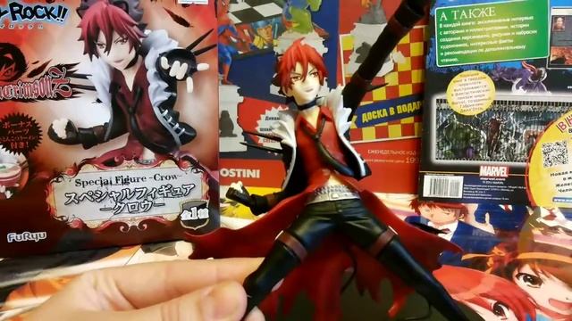 Обзор аниме фигурки Crow из аниме Shingancrimsonz Японии смотреть онлайн
