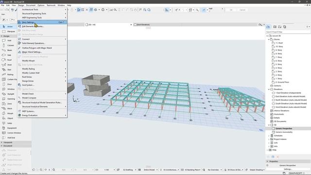 ARCHICAD - Lesson 09 - Import 3D Models and RFA Families, Interoperability with Rhino, Revit, Maya смотреть онлайн