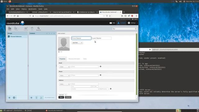 Install and configure Roundcube from Ubuntu repository смотреть онлайн