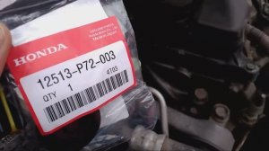 Замена правой заглушки распредвала Civic 4D