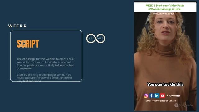 Business Growth Challenge: Week 6 START YOUR VIDEO POSTS смотреть онлайн