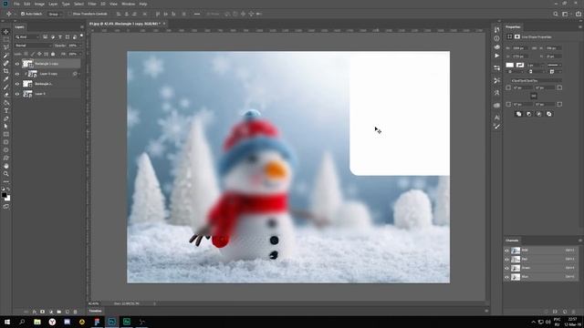 Photoshop. Делаем эффект background blur как в iphone. смотреть онлайн