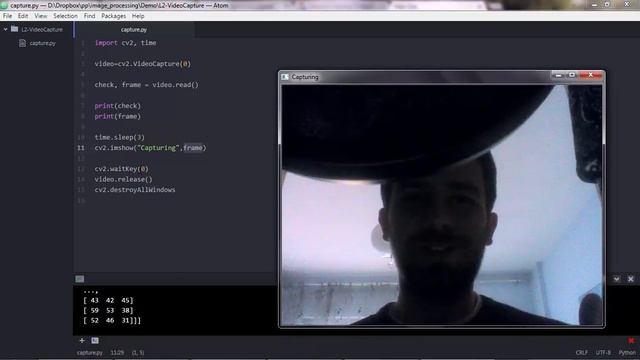 How to capture Video in python. смотреть онлайн