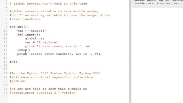 Global vs Local Variables in Python смотреть онлайн