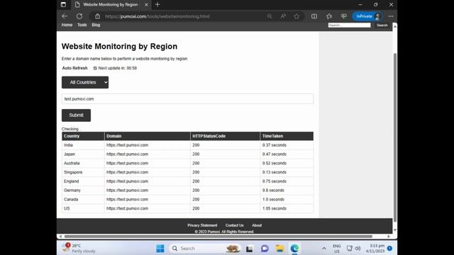 Website Monitoring By Region смотреть онлайн