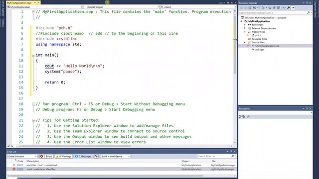CS& 131 Lecture 1 Hello World and Errors смотреть онлайн
