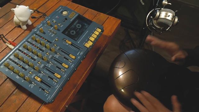 Squid 9 Day 28 Tongue Drum Tascam 4 Track Cassette смотреть онлайн