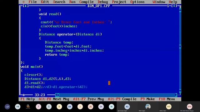 Lecture 9 Binary Operator Overloading as a member functions and as a friend function смотреть онлайн