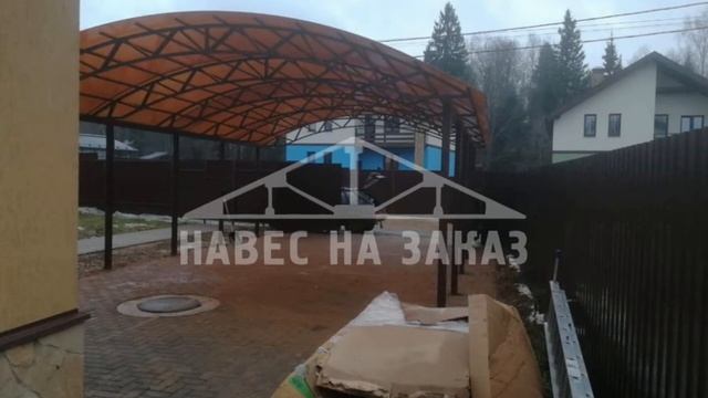 Навес для машины под ключ 6 м х 9 м смотреть онлайн