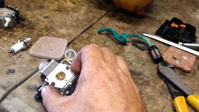 stihl fs55r carburetor repair смотреть онлайн