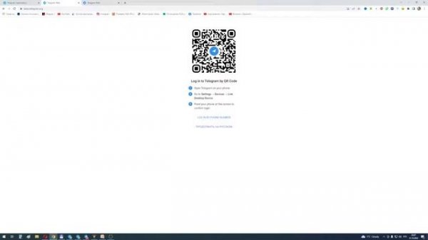 Как зайти в веб версию Телеграмма? / SMS, QR code