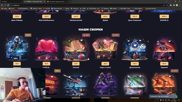 ПРОВЕРКА НОВЫХ "HALLOWEEN" КЕЙСОВ на SKINBOX! Новые кейсы окупают на Скинбокс?! смотреть онлайн