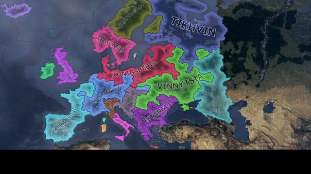 Hoi4 Timelapse - Every State Independent Europe Battle Royale смотреть онлайн