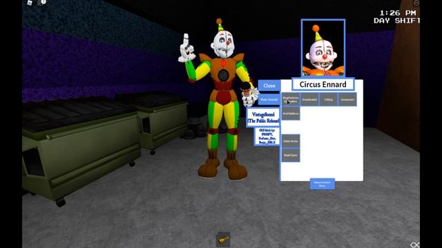 Скины Фнафа и не Только→Roblox (Circus Babys Pizza World Roleplay)← смотреть онлайн