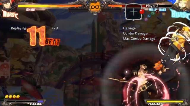 Guilty Gear Xrd -Revelator- Johnny Combo 1 смотреть онлайн