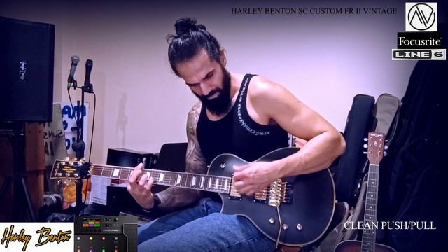 Harley Benton SC-Custom II FR Vintage Black смотреть онлайн