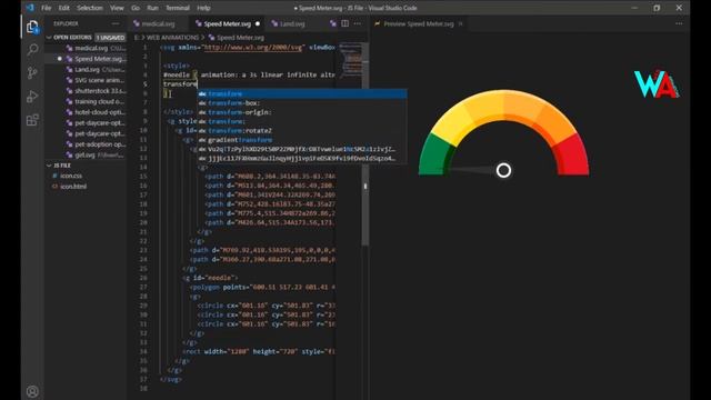SVG Speed Meter Animation With CSS - SVG Animation With CSS смотреть онлайн
