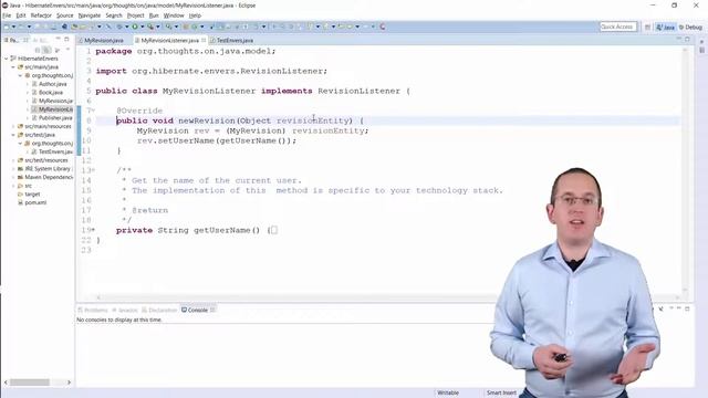 Hibernate Envers: Extend the standard revision смотреть онлайн
