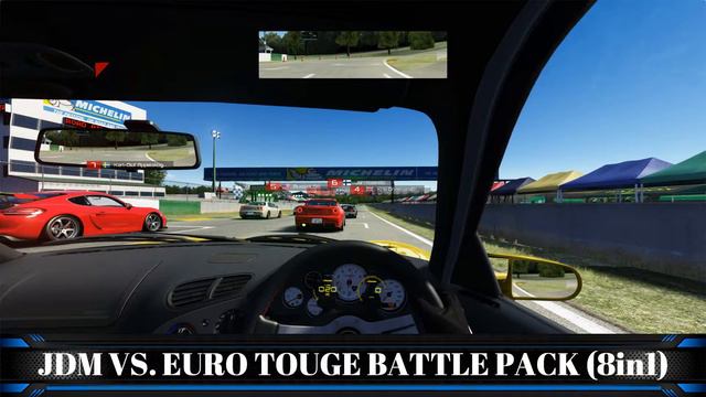 ASSETTO CORSA MOD JDM VS EURO TOUGE BATTLE PACK 8in1 смотреть онлайн