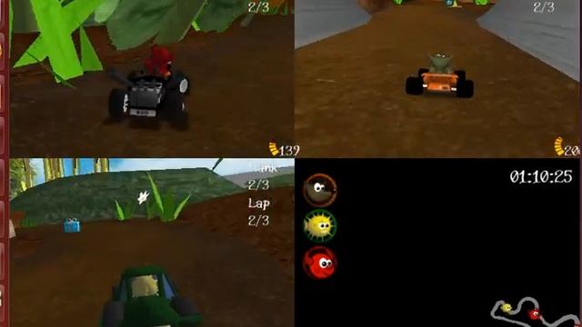 Supertuxkart multiplayer gameplay смотреть онлайн