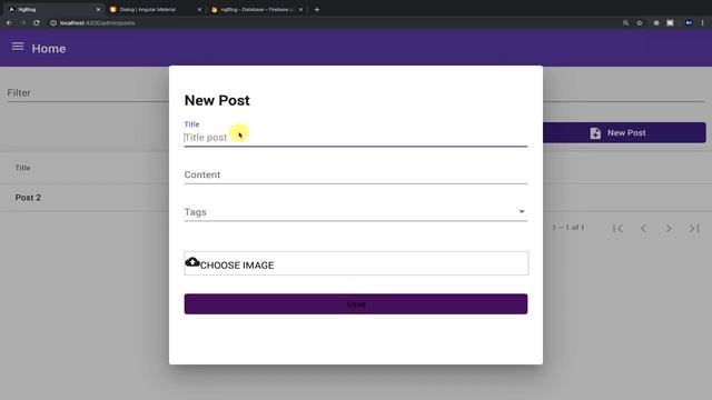 Subir imagen & Guardar post en Firebase - Angular 8 tutorial - 14 смотреть онлайн