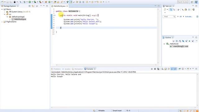 02 - Java Programming (Basics) - Class and Main Method смотреть онлайн
