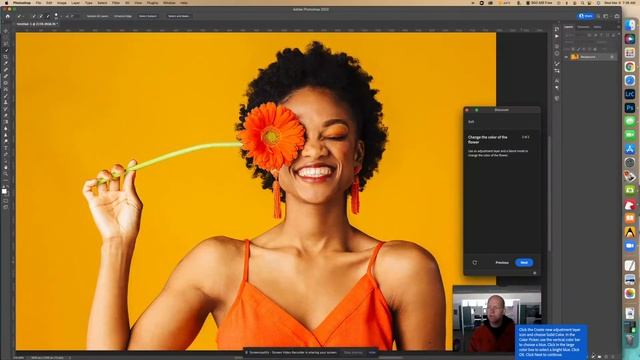 Select part of an object and change the color - Photoshop Tutorial смотреть онлайн