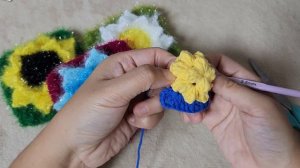 ЧИСТИЛКА КРЮЧКОМ 🌸 ЦВЕТОК В КВАДРАТЕ 🌸 МАСТЕР КЛАСС