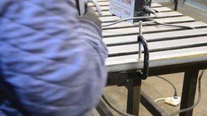 Заборная секция из профлиста в рамке из металлического уголка своими руками.