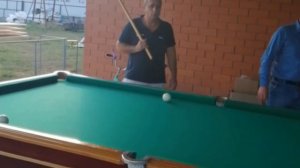 бильярд 10 футов играем в гостях у Александруа и его семьи. канал Агро земледелие
